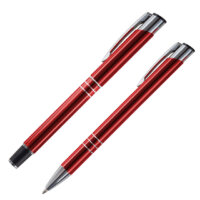 ESTUCHE PLASTICO CON BOLIGRAFOS METALICOS SYMPHONY BM5977 - Image 2